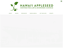 Tablet Screenshot of hiappleseed.org